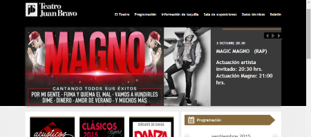 Imagen El Teatro Juan Bravo estrena nueva web de cara a su centenario
