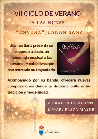 Imagen Concierto Juanan Sanz - 7 de agosto
